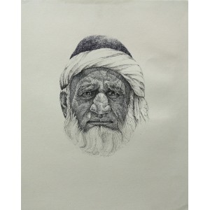 Saeed Lakho, untitled, 11 x 14 Inch, Pointer on Paper, Figurative Painting, AC-SL-023